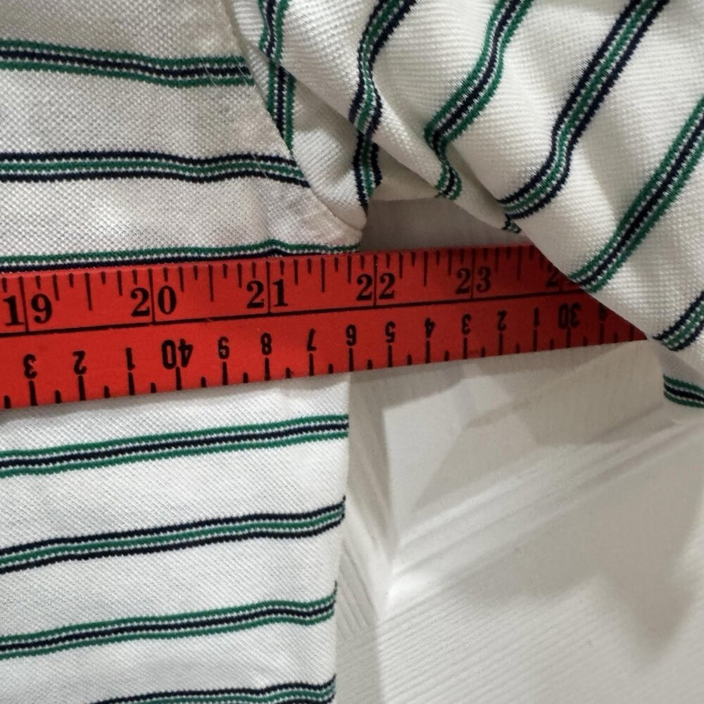 PGA Masters Collection Augusta Nationals‎ Golf Polo Shirt Size L Green Striped - Picture 6 of 6